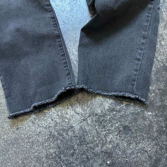 No Boundaries Women's Button Fly High Rise Skinny Jeans Black Size 13 - Picture 4 of 14